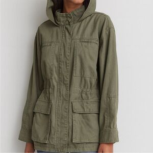 Universal Thread Utility Jacket in Olive green XXL Adjustable waist